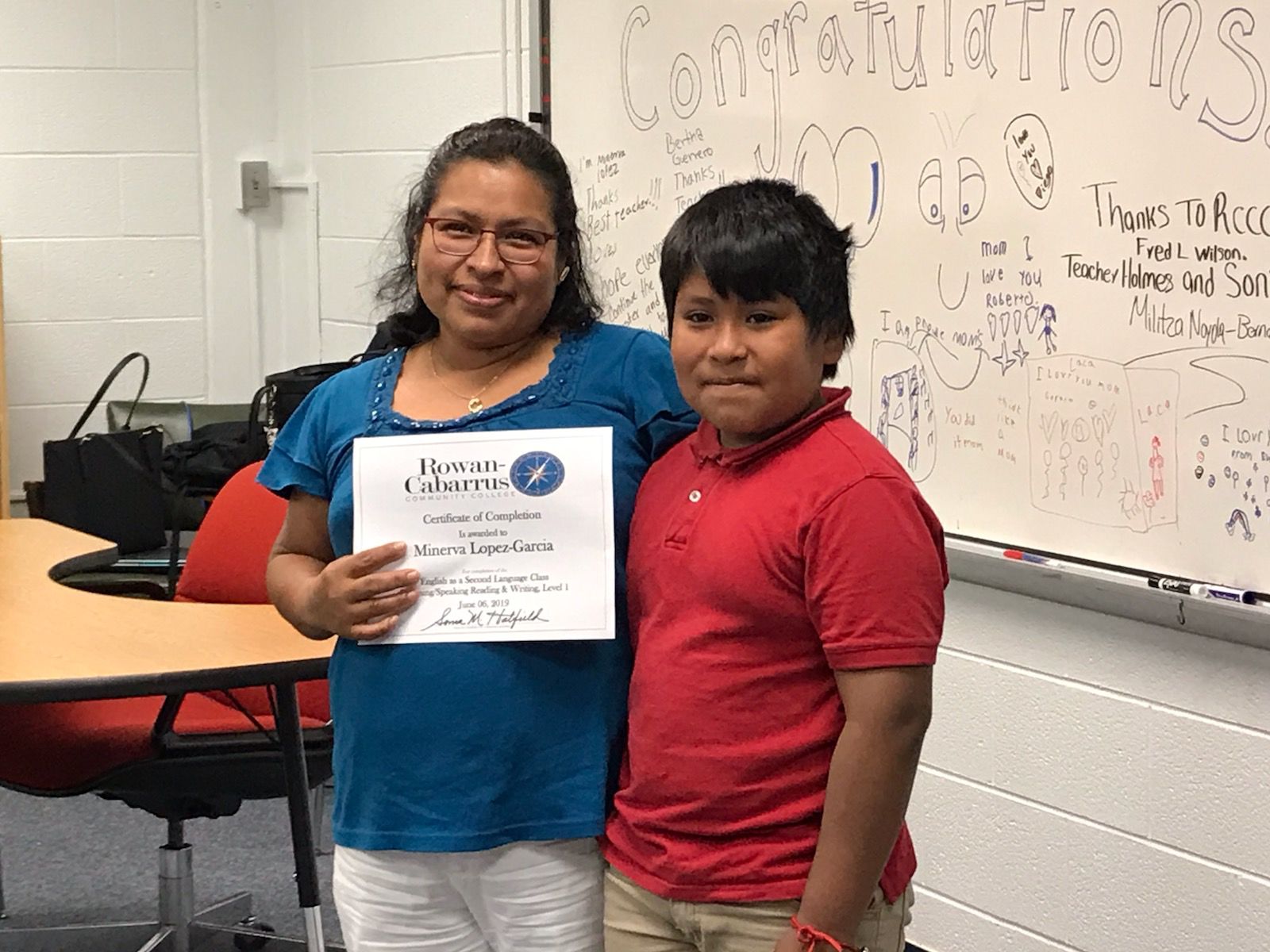 Fred L. Wilson parent graduation